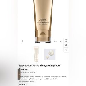 Estée Lauder Re-Nutriv Hydrating Foam Cleanser - Gold Tube (50 ml)